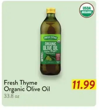 Fresh Thyme Fresh Thyme Organic Olive Oil offer