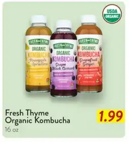 Fresh Thyme Fresh Thyme Organic Kombucha offer