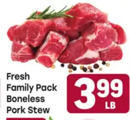Tony’s Fresh Market Fresh Family Pack Boneless Pork Stew offer