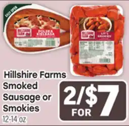 Tony’s Fresh Market Hillshire Farms Smoked Sausage or Smokies offer