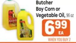 Tony’s Fresh Market Butcher Boy Corn or Vegetable Oil offer