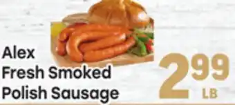 Tony’s Fresh Market Alex Fresh Smoked Polish Sausage offer