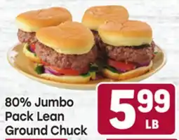 Tony’s Fresh Market 80% Jumbo Pack Lean Ground Chuck offer