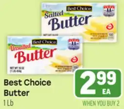 Tony’s Fresh Market Best Choice Butter offer
