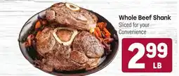 Tony’s Fresh Market Whole Beef Shank offer