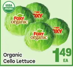 Tony’s Fresh Market Organic Cello Lettuce offer