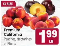 Tony’s Fresh Market Premium California Peaches, Nectarines or Plums offer
