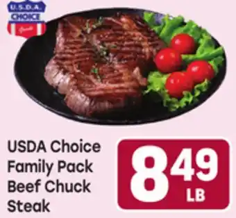 Tony’s Fresh Market USDA Choice Family Pack Beef Chuck Steak offer