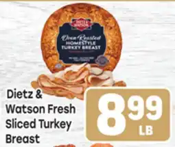 Tony’s Fresh Market Dietz & Watson Fresh Sliced Turkey Breast offer