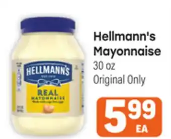 Tony’s Fresh Market Hellmann's Mayonnaise offer