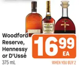 Tony’s Fresh Market Woodford Reserve, Hennessy or D'Ussé offer
