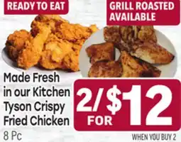 Tony’s Fresh Market Tyson Crispy Fried Chicken offer