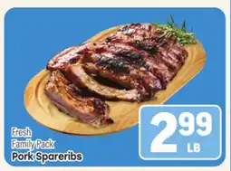 Tony’s Fresh Market Fresh Family Pack Pork Spareribs offer