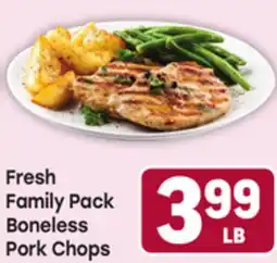 Tony’s Fresh Market Fresh Family Pack Boneless Pork Chops offer