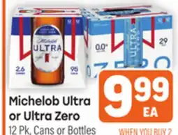 Tony’s Fresh Market Michelob Ultra or Ultra Zero offer