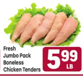 Tony’s Fresh Market Fresh Jumbo Pack Boneless Chicken Tenders offer