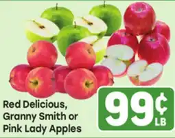 Tony’s Fresh Market Red Delicious, Granny Smith or Pink Lady Apples offer