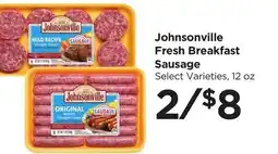 Food 4 Less Johnsonville Fresh Breakfast Sausage offer