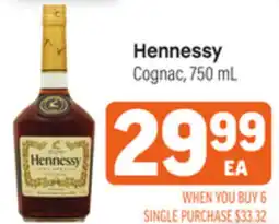 Tony’s Fresh Market Hennessy Cognac offer