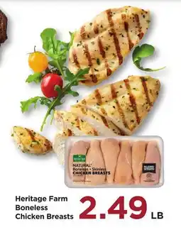 Food 4 Less Heritage Farm Boneless Chicken Breasts offer
