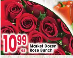 Jewel-Osco Market Dozen Rose Bunch offer