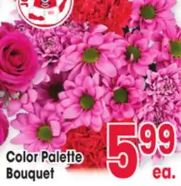 Jewel-Osco Color Palette Bouquet offer