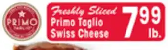 Jewel-Osco Primo Taglio Swiss Cheese offer