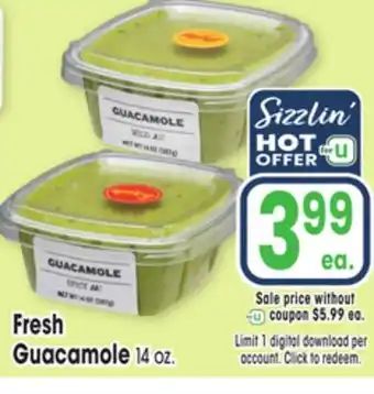 Jewel-Osco Fresh Guacamole offer