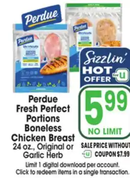 Jewel-Osco Perdue Fresh Perfect Portions Boneless Chicken Breast offer