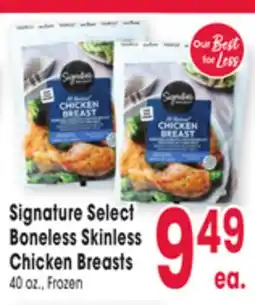 Jewel-Osco Signature Select Boneless Skinless Chicken Breasts offer