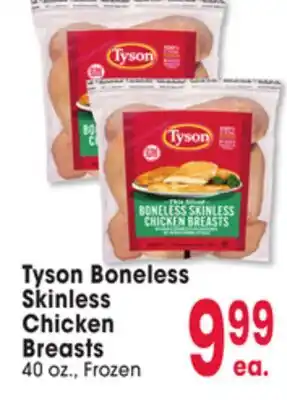 Jewel-Osco Tyson Boneless Skinless Chicken Breasts offer