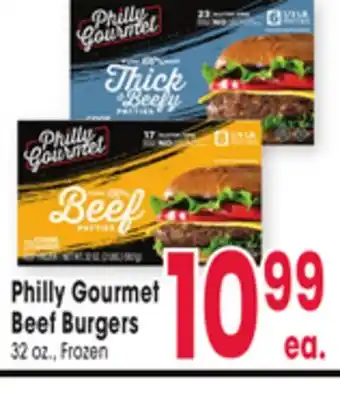 Jewel-Osco Philly Gourmet Beef Burgers offer