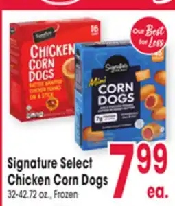 Jewel-Osco Signature Select Chicken Corn Dogs offer