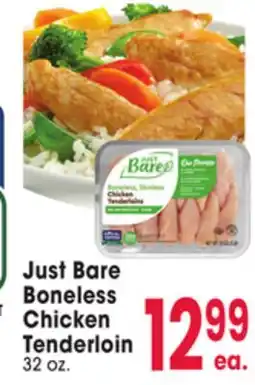 Jewel-Osco Just Bare Boneless Chicken Tenderloin offer