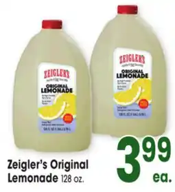 Jewel-Osco Zeigler's Original Lemonade offer