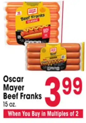 Jewel-Osco Oscar Mayer Beef Franks offer