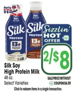 Jewel-Osco Silk Soy High Protein Milk offer