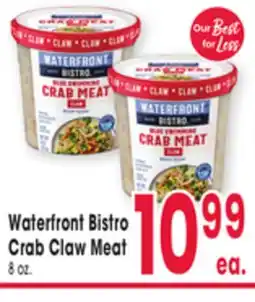Jewel-Osco Waterfront Bistro Crab Claw Meat offer
