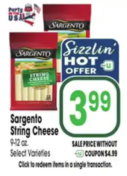 Jewel-Osco Sargento String Cheese offer
