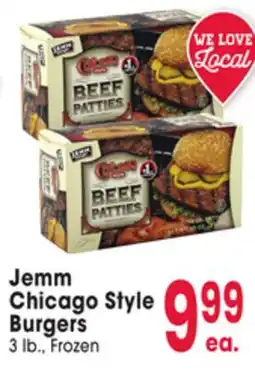 Jewel-Osco Jemm Chicago Style Burgers offer