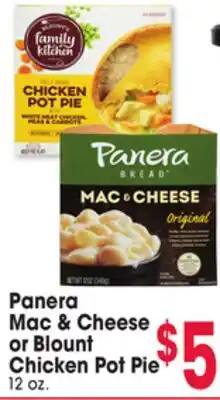 Jewel-Osco Panera Mac & Cheese or Blount Chicken Pot Pie offer