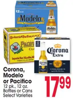 Jewel-Osco Corona, Modelo or Pacifico offer