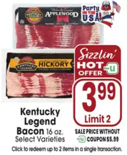 Jewel-Osco Kentucky Legend Bacon offer