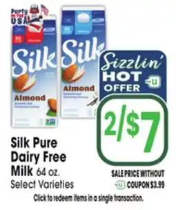 Jewel-Osco Silk Pure Dairy Free Milk offer