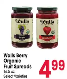 Jewel-Osco Walls Berry Organic Fruit Spreads offer