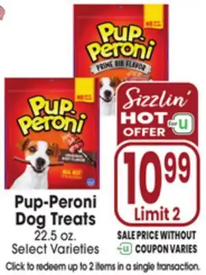 Jewel-Osco Pup-Peroni Dog Treats offer