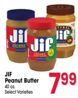Jewel-Osco JIF Peanut Butter offer