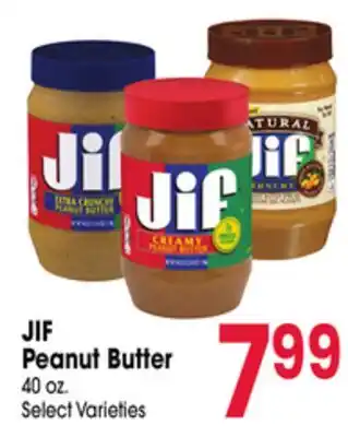 Jewel-Osco JIF Peanut Butter offer
