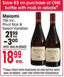 Jewel-Osco Meiomi offer