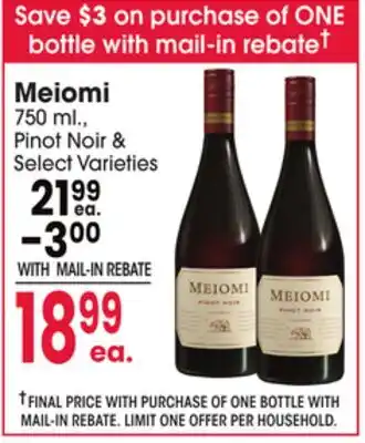 Jewel-Osco Meiomi offer